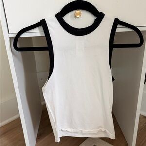 Sincerely Jules Black and White Tank Top